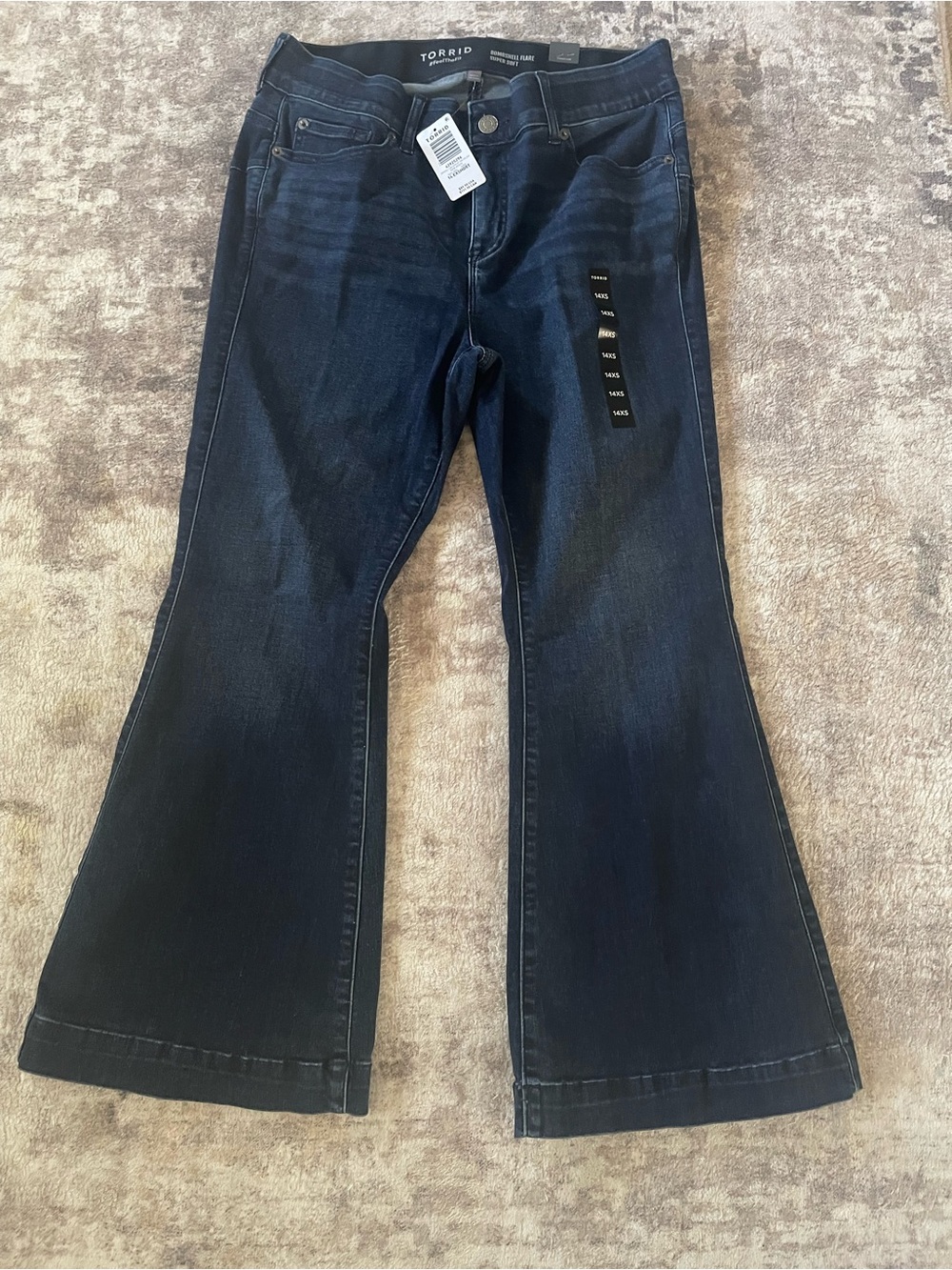 torrid Dark Indigo Flare Jeans